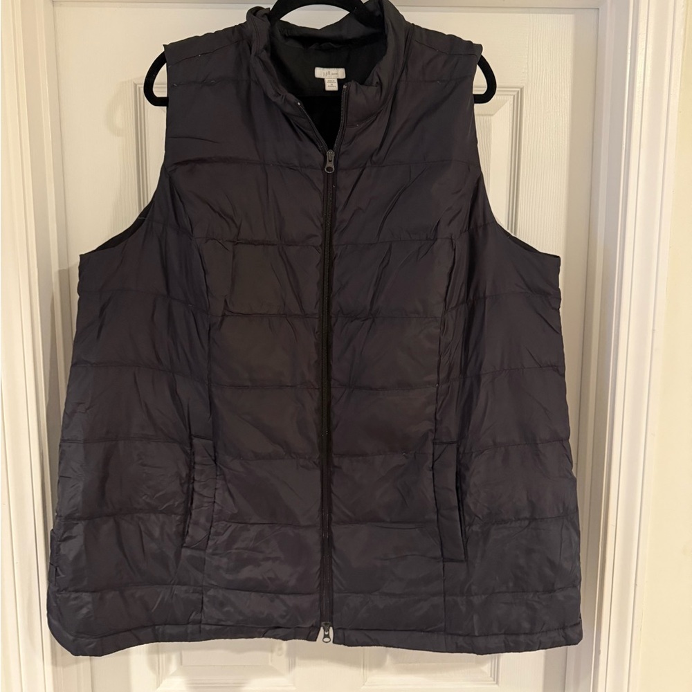 J. Jill Black Down Vest